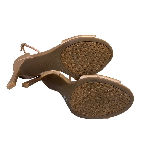 Max Studio Pink Women’s Rorima2 Satin Embellished Bow Heels Shoes Size US 9 - Picture 7 of 7